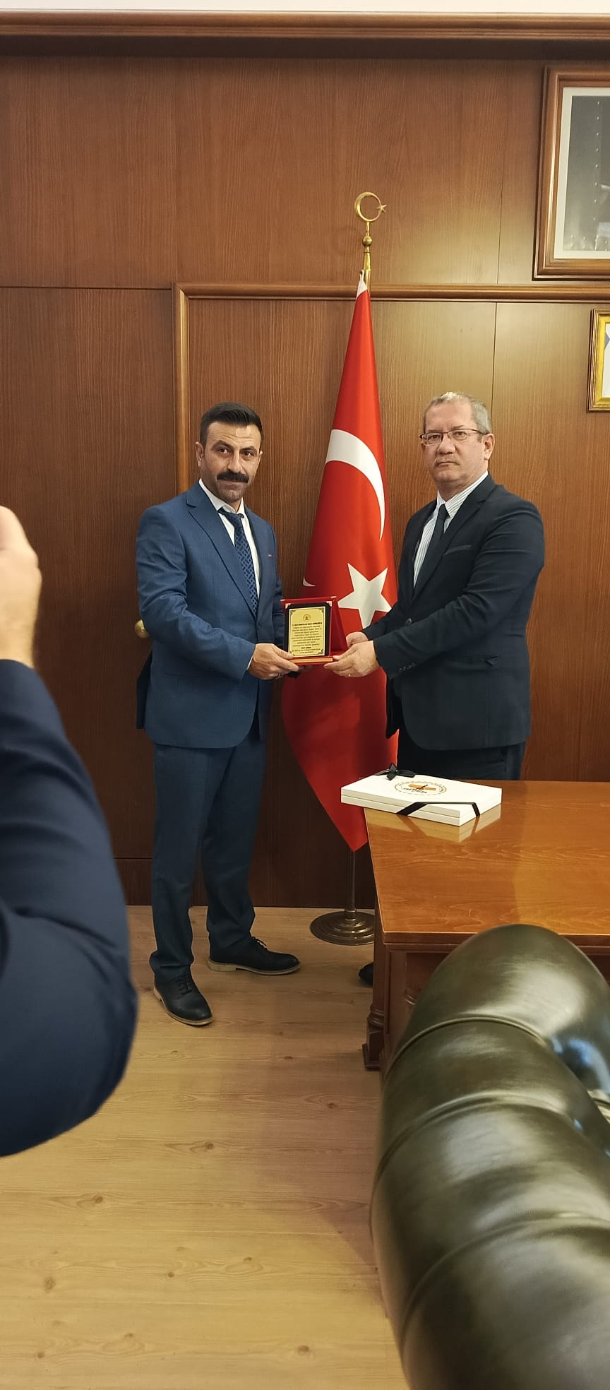 İzmir 3. Bölge Devlet Demir Yolları Müdürümüz Sayın Cemal Yaşar TANGÜL'ü ziyaret